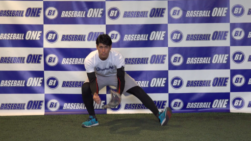 【野球 練習メニュー】グローブの出し方を覚える練習方法