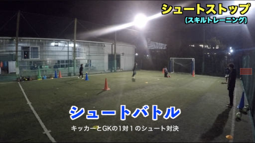 【サッカー  練習メニュー】GKトレーニング⑥