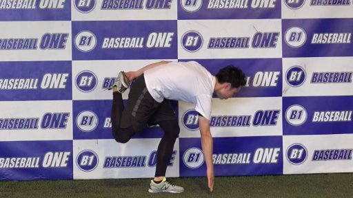 【野球  練習メニュー】股関節の動きとバランス能力を高めるメニュー