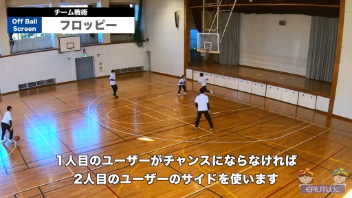 【バスケ  練習メニュー】フロッピー|チーム戦術