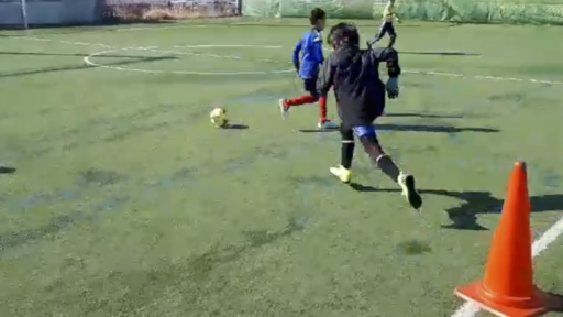【サッカー  練習メニュー】1vs1シュート②