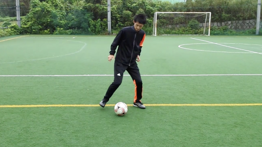 【サッカー  練習メニュー】初心者向け インサイドコントロール③
