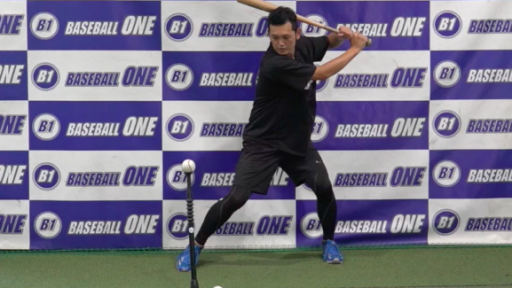 【野球 練習メニュー】バット軌道を修正するための練習方法
