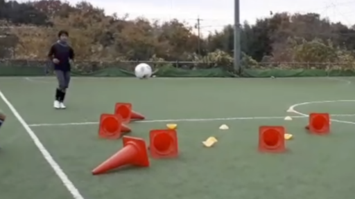 【サッカー  練習メニュー】シュートドリル(リアクションシュート)