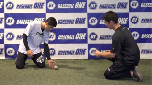 【野球  練習メニュー】シングル時のハンドリングを覚える練習方法