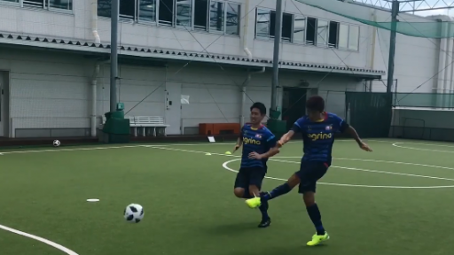 【フットサル  練習メニュー】攻守の切り替え局面 1x1