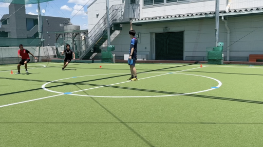 【サッカー  練習メニュー】マット取りゲーム(室内+幼児向け)