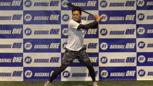 【野球  練習メニュー】スイング軌道を確認するための練習方法