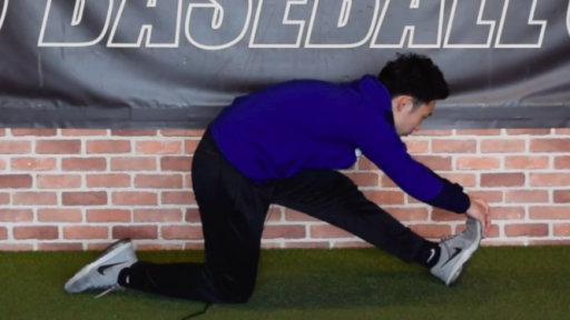 【野球 練習メニュー】下半身の後ろ側のストレッチ