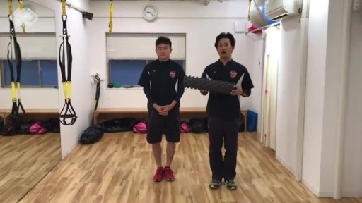 【トレーニング 練習メニュー】ランブルローラーでより時短でほぐす方法　臀筋群