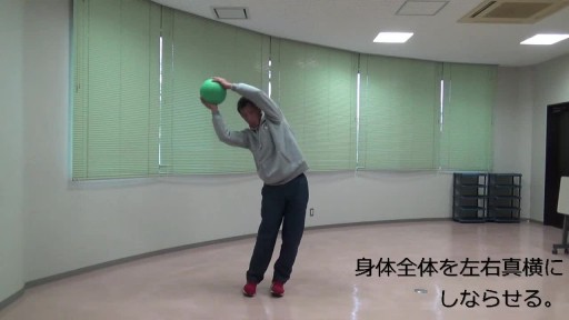 【野球  練習メニュー】メディシンボールドリル2