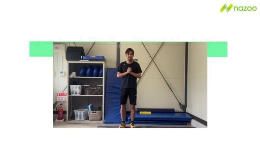 【サッカー 練習メニュー】サーキット② 胸つきジャンプ