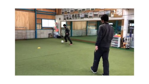 【サッカー  練習メニュー】オープンシュート