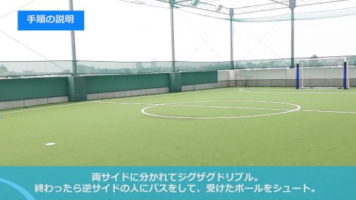 【サッカー  練習メニュー】複合練習(応用)