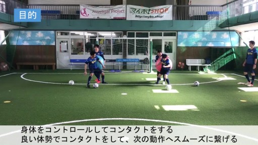 【サッカー  練習メニュー】ボディコンタクトドリル