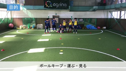 【サッカー  練習メニュー】ボールキープ