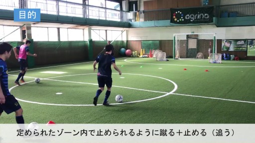 【フットサル 練習メニュー】ボールフィーリング(強弱の感覚)