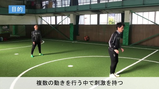 【サッカー  練習メニュー】個人練習(反応系)