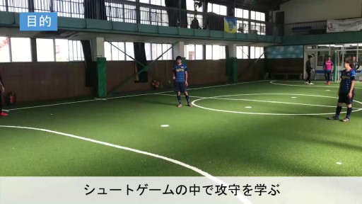 【サッカー  練習メニュー】ゲーム形式から学ぼう(シュートゲーム・よりイメージを持ってプレーする)