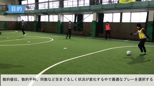 【サッカー  練習メニュー】5V5(ラインアウトゲーム)