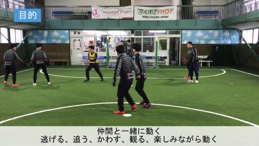 【サッカー 練習メニュー】アーチ鬼ごっこ