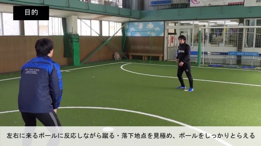 【サッカー  練習メニュー】ボールを蹴る/インステップキック⑯/ボレーキック(横に動きながら)