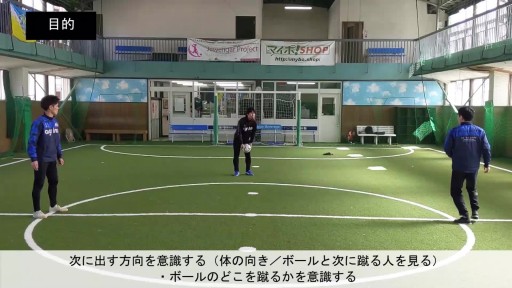 【フットサル 練習メニュー】ボールを蹴る/インステップキック⑰ ボレーキック