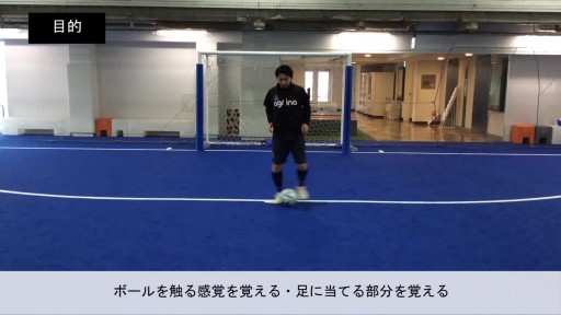【フットサル 練習メニュー】ボールを運ぶ/ドリブル②/ボールフィーリング(2)