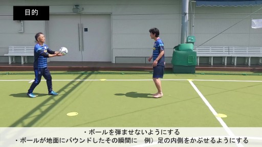 【サッカー  練習メニュー】13.親子で自宅や公園で出来るウエッジコントロール