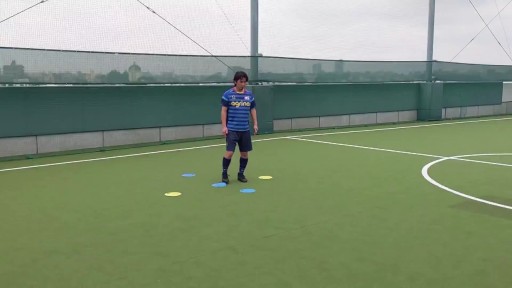 【フットサル 練習メニュー】転がるボールを止める(2)