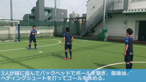 【サッカー 練習メニュー】ボールフィーリング ヘディング