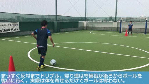 【フットサル 練習メニュー】ドリブルスクリーン