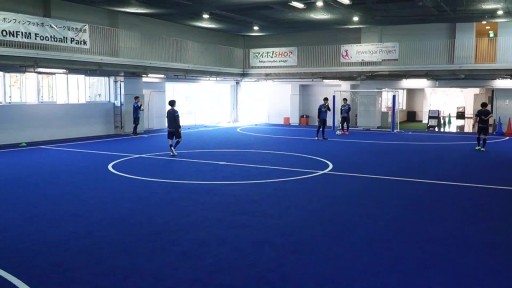 【フットサル  練習メニュー】3x1 ボール1個③
