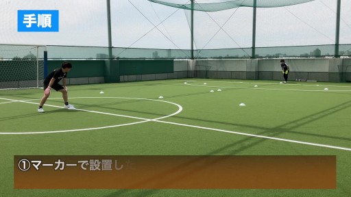 【サッカー  練習メニュー】ステッピング ①