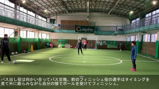 【サッカー  練習メニュー】マークを外してからのシュート