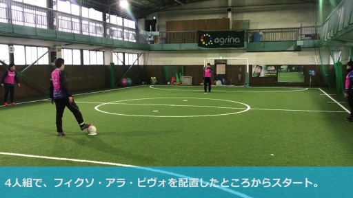 【フットサル  練習メニュー】へドンド①