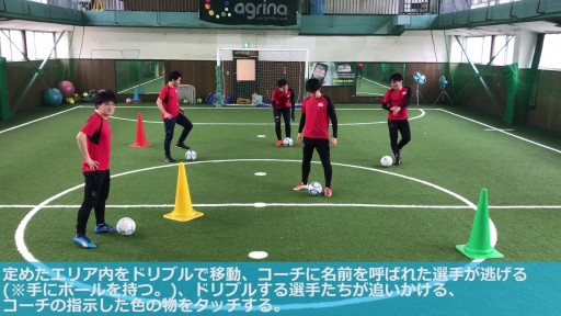 【フットサル 練習メニュー】ドリブルオニごっこ(2)
