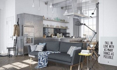 インダストリアルの決定版「倉庫をリノベしたような家で ...