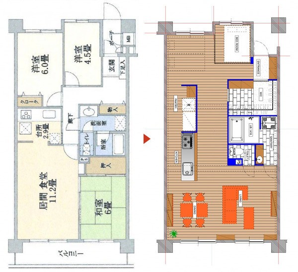 回遊性のある間取りにリノベーションして 自分の生活にフィットした住まいを Suvaco スバコ