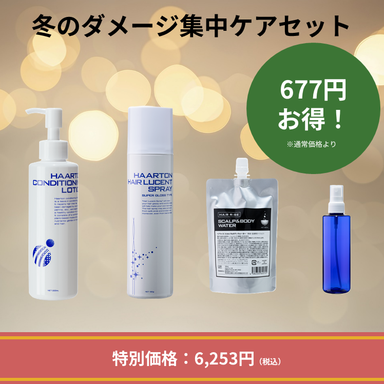 冬のダメージ集中ケアセット