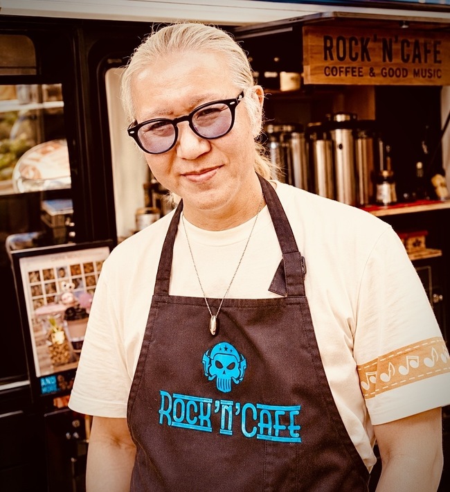 Rock’n’Cafe の店主