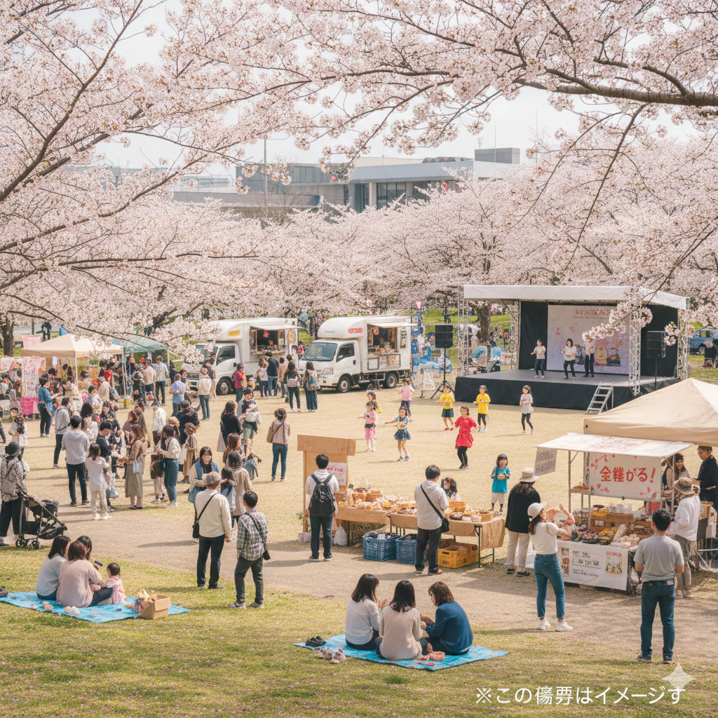 リニモテラスマルシェ　さくらまつり＆肉祭り（仮称）