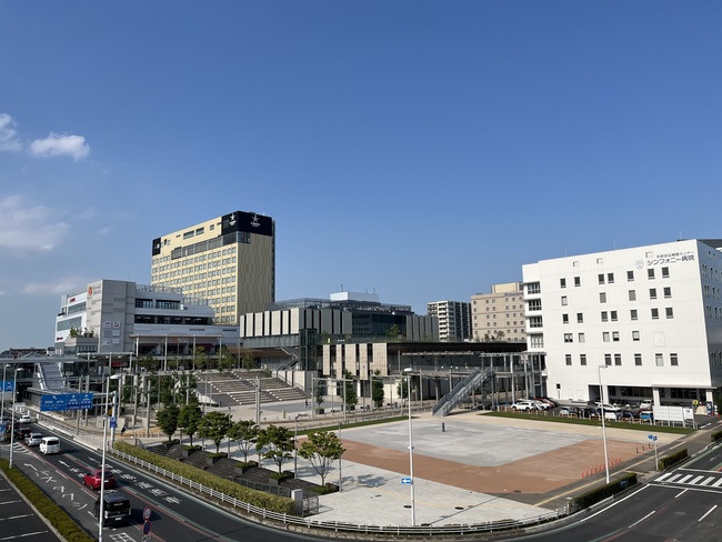 宇都宮駅東口暫定広場