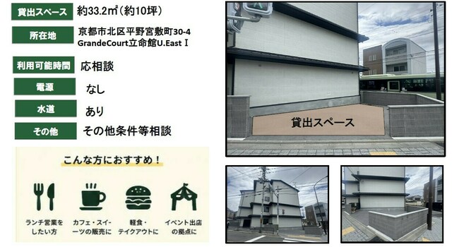 立命館大学付近　北区平野宮屋敷町