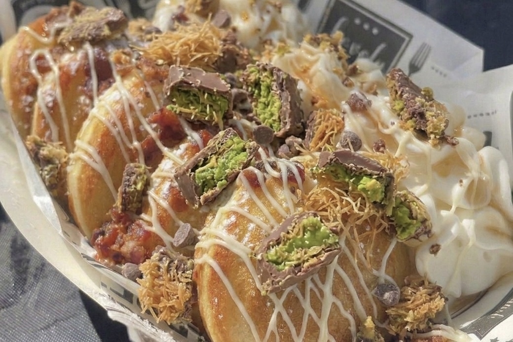 ドバイチョコ生ミニパンケーキ（6枚入り）