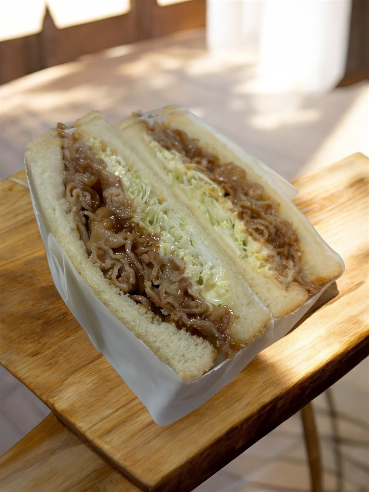 焼豚肉トーストサンド