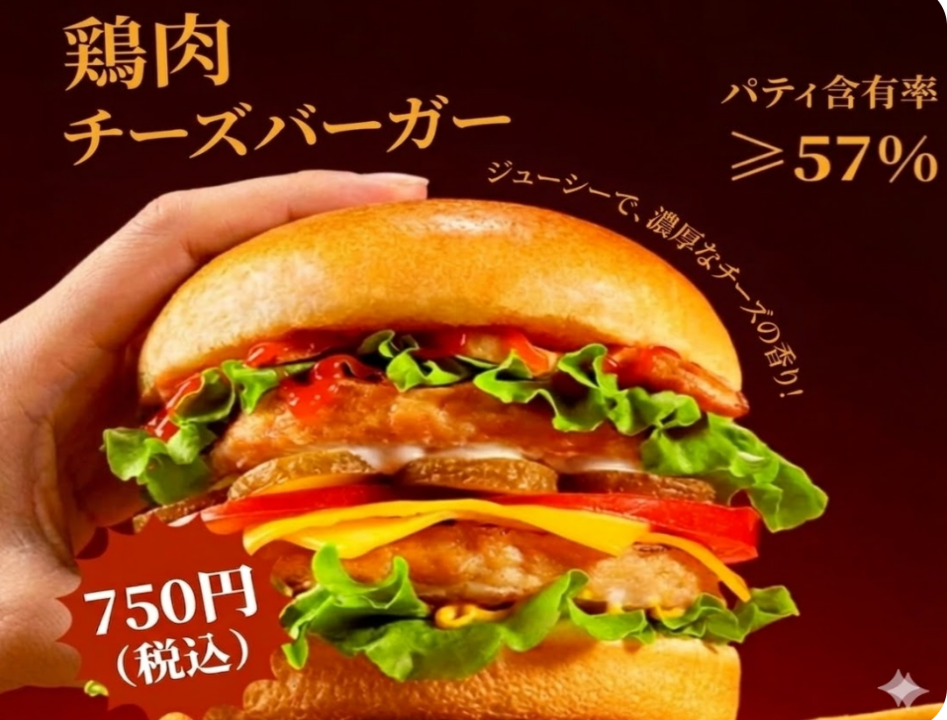 特製チキンバーガー
