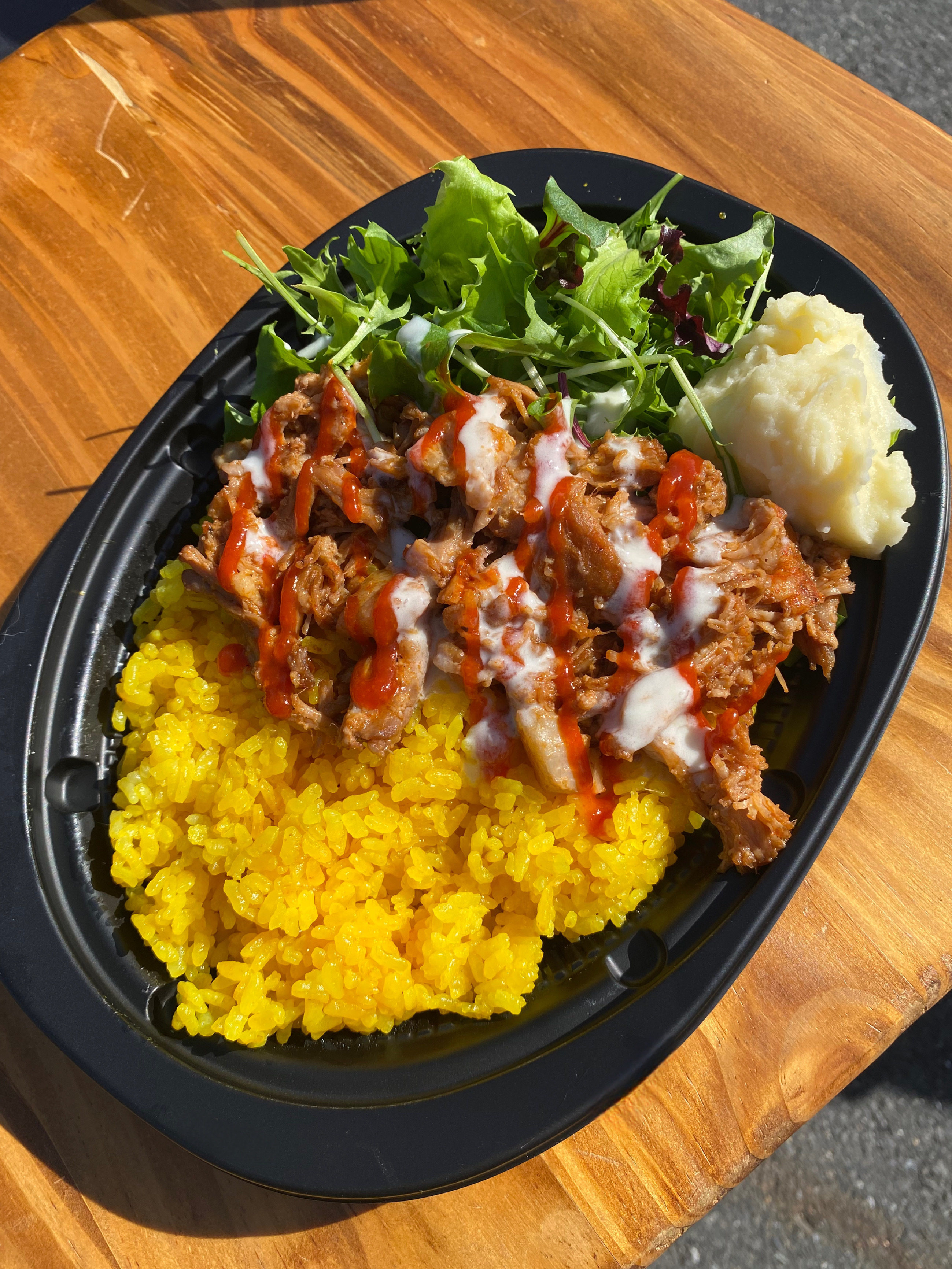 プルドポークオーバーライス