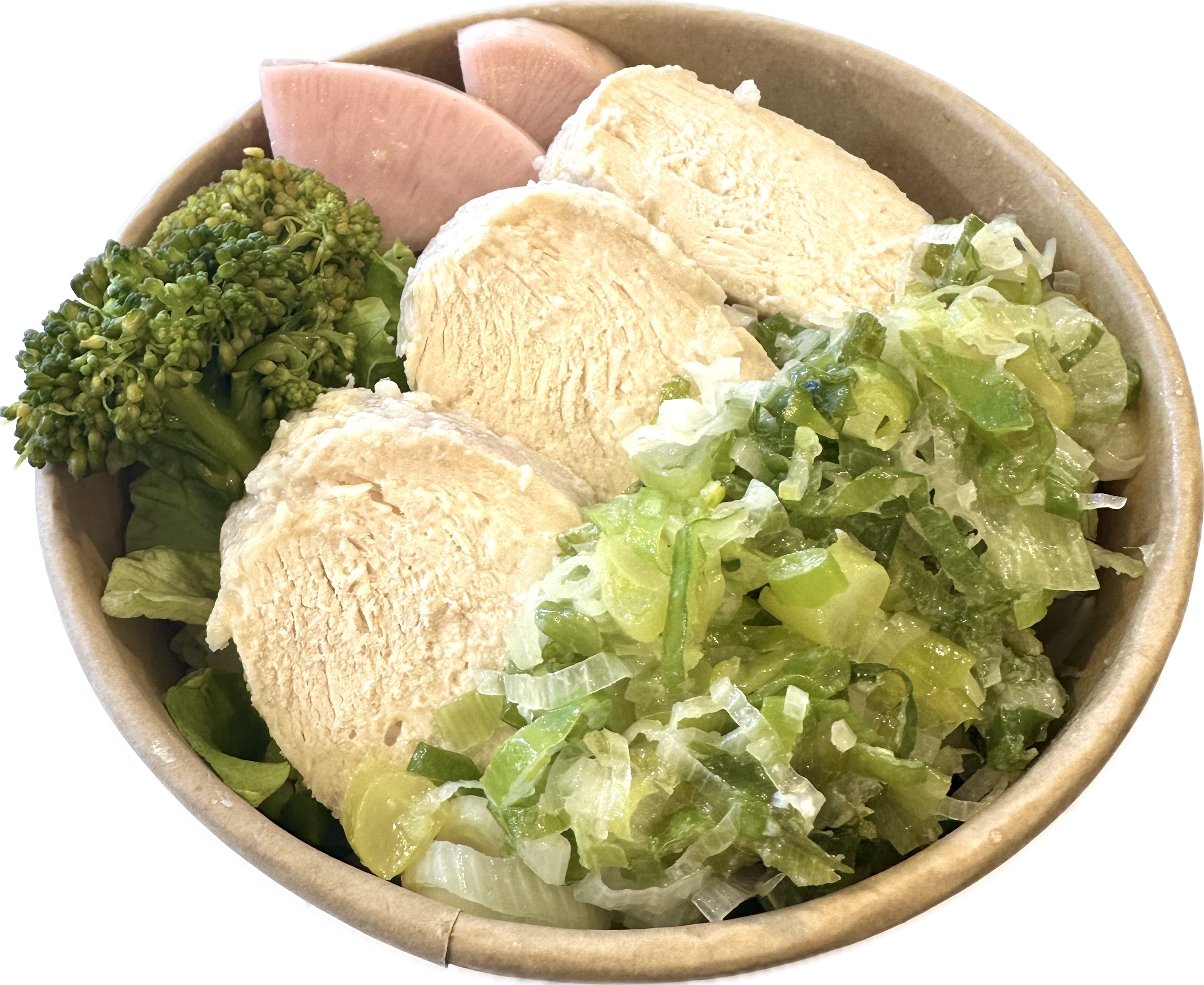 旬のネギ塩レモンだれの塩麹チキン丼