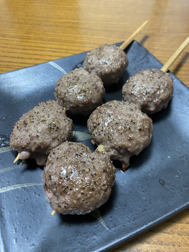 牛肉100%串焼きハンバーグ